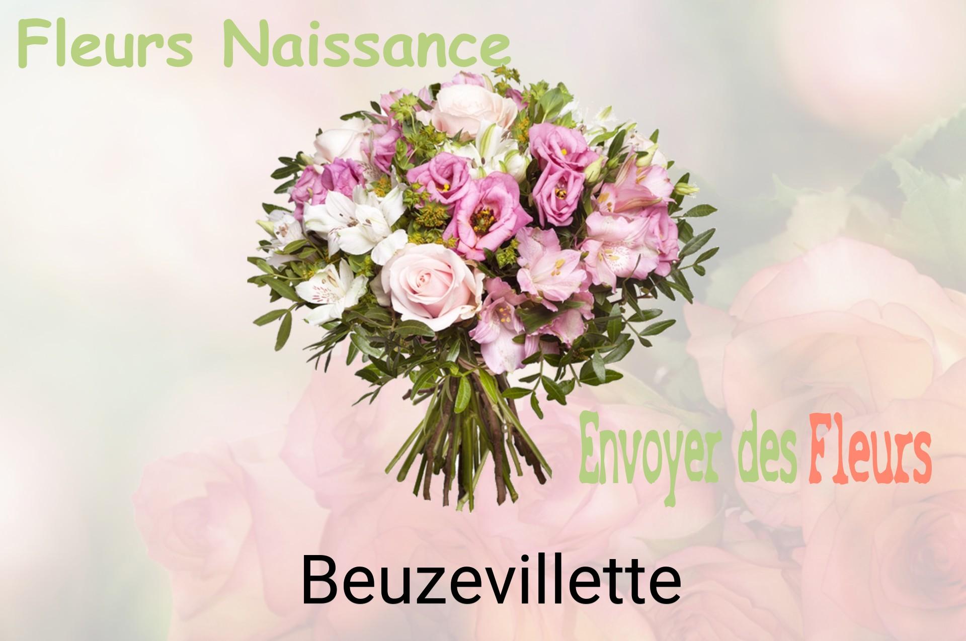 Bouquet de fleurs de naissance livré à Beuzevillette